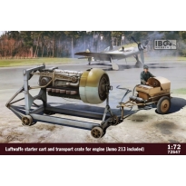 IBG 72547 Lufftwaffe starter cart and transport crate fort engine (Jumo 213 included) (1:72)