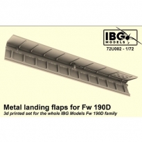 IBG 72U002 Metal Flaps for Fw 190D family - 3d Printed Upgrade Set (1:72)