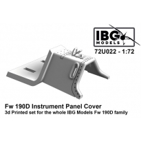 IBG 72U022 Fw 190D Instrument Panel Cover (3d printed set) (1:72)