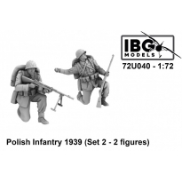 IBG 72U040 Polish Infantry 1939 Set 2 (3d printed - 2 figures) (1:72)