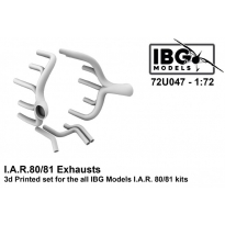 IBG 72U047 I.A.R. 80/81 Exhausts (1:72)
