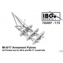 IBG 72U057 Mil Mi-8 / Mi-17 - Armament Pylons 3D Printed Set (1:72)