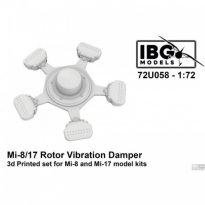 IBG 72U058 Mi-8/17 Rotor Vibration Damper 3D Printed Set (1:72)