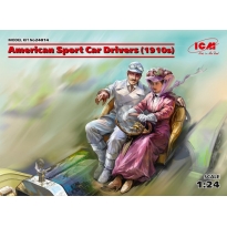American Sport Car Drivers (1910s) (1 male, 1 female figures) (1:24)
