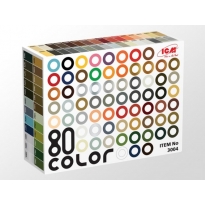 Set of acrylic paints (77 colors 12 ml., 3 varnishes 12 ml.)