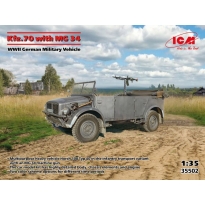 ICM 35502 Kfz.70 with MG 34, WWII German Military Vehicle (1:35)