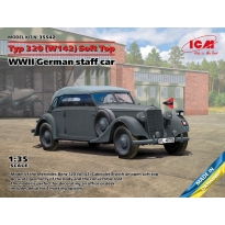 ICM 35542 Typ 320 (W142) Soft Top - WWII German Staff Car (1:35)