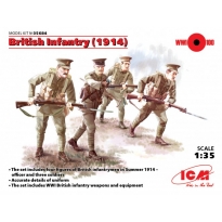 ICM 35684 British Infantry (1914) 4 figures (1:35)