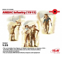 ICM 35685 ANZAC Infantry (1915) 4 figures (1:35)