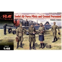 Soviet Air Foce Pilots and Ground Personnel (1943-1945) (1:48)