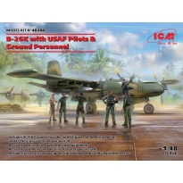 B-26K with USAF Pilots & Ground Personnel (1:48)