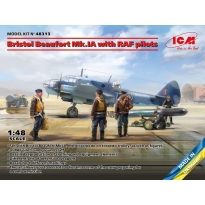 ICM 48313 Bristol Beaufort Mk.IA with RAF pilots (1:48)