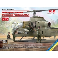 ICM 53102 Helicopters Ground Personnel (Vietnam War) (1:35)