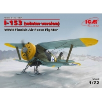 ICM 72075 I-153, WWII Finnish Air Force Fighter (winter version) (1:72)