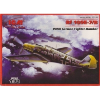 Bf 109E-7/B WWII German Fighter-Bomber (1:72)