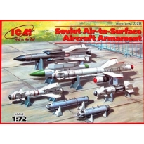 Soviet Air-to-Surface Aircraft armament (Ch-29T, Ch-31P, Ch-59M, B-13L, B-8M1, KAB-500Kr) (1:72)