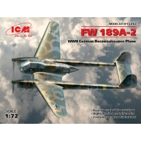 Focke-Wulf Fw 189A-2 WWII German Reconnaissance Plane (1:72)