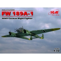 FW 189A-1, WWII German Night Fighter (1:72)