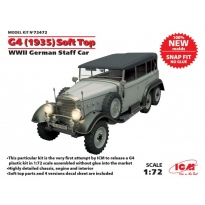 ICM 72472 G4 (1935 production), WWII German Staff Car (1:72)