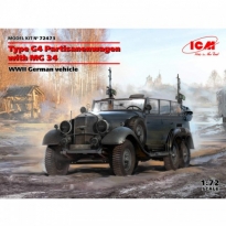 ICM 72473 Type G4 Partisanenwagen with MG 34, WWII German vehicle (1:72)