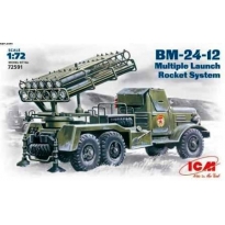 ICM 72591 BM-24-12 Multiple Launch Rocket System (1:72)