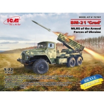 ICM 72707 BM-21 Grad, MLRS of the Armed Forces of Ukraine (1:72)