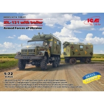 ICM 72817 ZiL-131 with trailer Armed Forces of Ukraine (1:72)