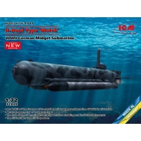 ICM S019 WWII German Midget Submarine U-Boat Type "Molch" (1:72)