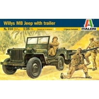 Willys MB Jeep with Trailer (1:35)