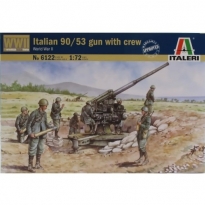 Italian 90/53 Gun with crew (1:72)