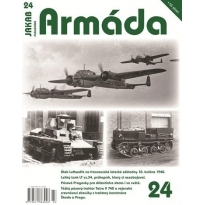 Jakab Armada 24 Lehký tank Lt.34, Pásové traktory Praga, Útok na franc. letiště 10.5.1940, Pás.trakt. Tatra V740