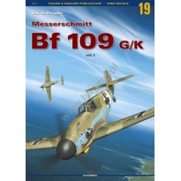 Kagero 3019 Messerschmitt Bf 109 G/K (zawiera kalkomanię)