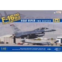 Kinetic 48005 F-16DG/DJ Block 40/50 USAF Viper Two Seaters 2-in-1 (1:48)