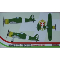 Macchi MC.201 Italian fighter prototype (1:72)