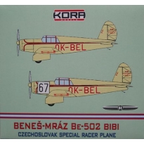 Benes-Mraz Be.502 Bibi - Czechoslovak racer planes (1:72)