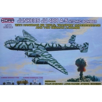 Junkers Ju-488A-5 atomic bomber with 2 German A-bombs and troley (1:72)