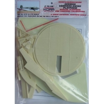 Big compass-swing platform with concrete circle for Fw-189,Fw-200A,Fw-200C (1:72)