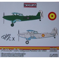 Fokker C.X Hispano-Suiza 12 Ycrs Ejercito del Aire: Konwersja (1:72(
