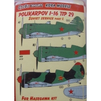 Polikarpov I-16 Tip 29 Soviet I con.set +wing: Konwersja (1:72(