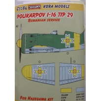 Polikarpov I-16 Tip 29 Rumanian con.set +wing: Konwersja (1:72(