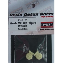 Macchi MC.202 Folgore wheels for all kits - koła (1:72)