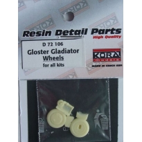 Gloster Gladiator wheels for all kits - koła (1:72)