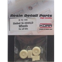 Siebel Si-204 wheels for all kits - koła (1:72)