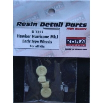 Hawker Hurricane Mk.I early type wheels for all kits - koła (1:72)