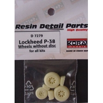 Lockheed P-38 wheels without disc for all kits - koła (1:72)