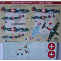 Messerschmitt Bf-109E-3a Swiss I + knipl (1:32)