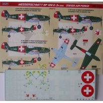 Messerschmitt Bf-109E-3a Swiss II + knipl (1:32)