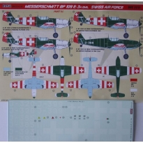 Messerschmitt Bf-109E-3a Swiss IV + knipl (1:32)