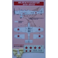 Miles M.14A Magister Soviet + undercariage (1:72)