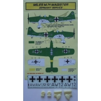 Miles M.14A Magister Luftwaffe + undercariage (1:72)
